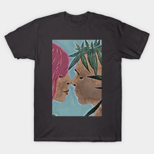 Green Valentine Kisses T-Shirt